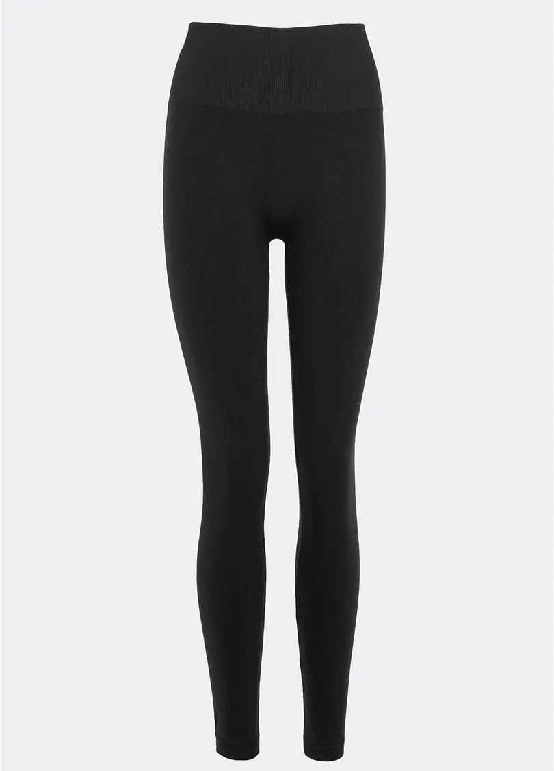 Легінси з широким поясом FLEXING LEGGINGS ACTIVE (чорний)