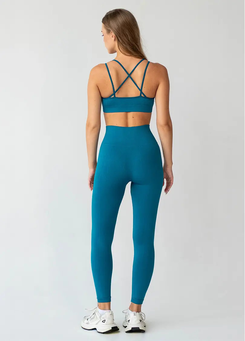 Легінси з широким поясом FLEXING LEGGINGS ACTIVE (синій)