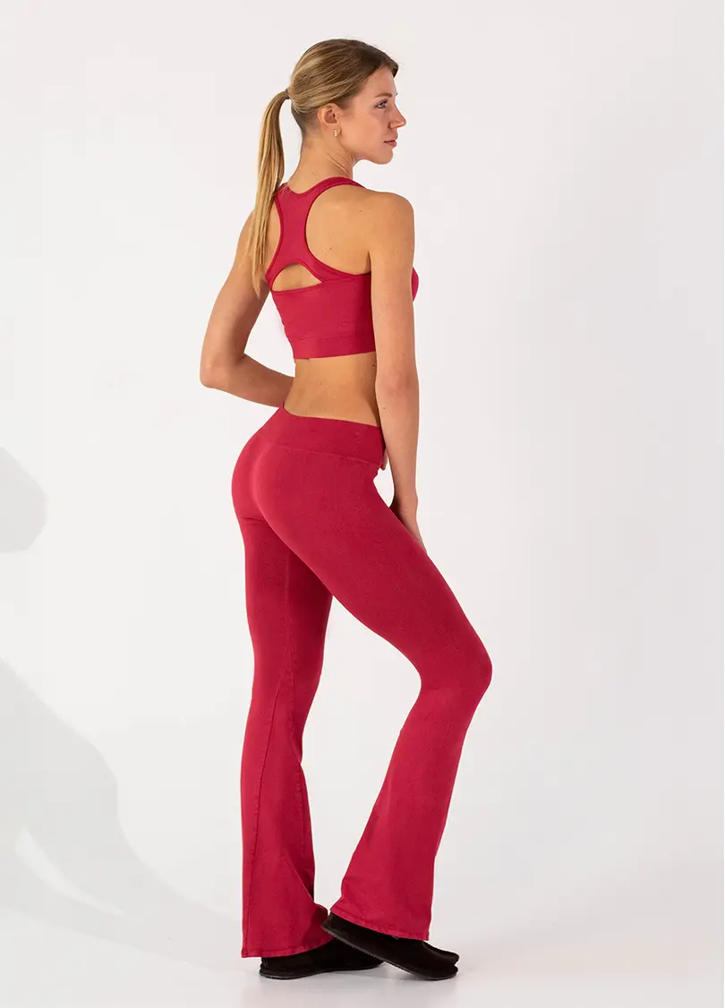 Легінси-кльош з низькою посадкою FLEXING LEGGINGS JIVE (червоний)