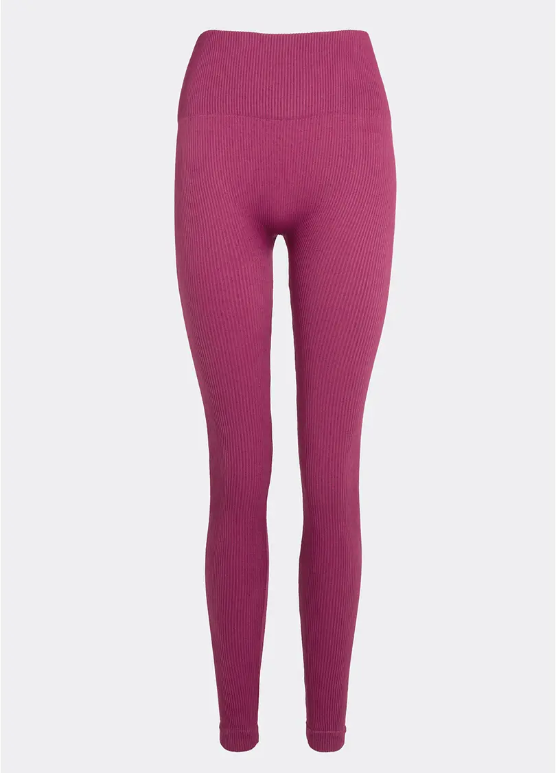 Легінси в рубчик FLEXING LEGGINGS POWER (рожевий)