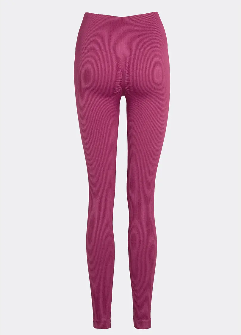 Легінси в рубчик FLEXING LEGGINGS POWER (рожевий)