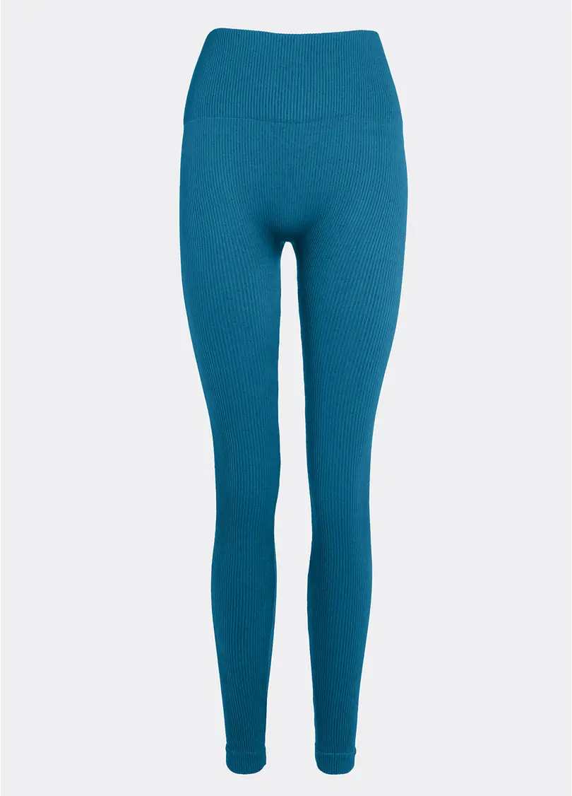 Легінси в рубчик FLEXING LEGGINGS POWER (синій)