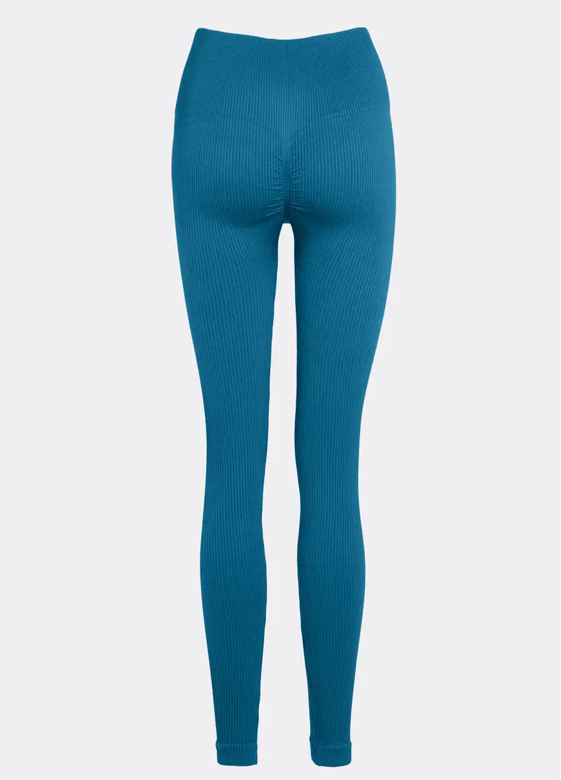 Легінси в рубчик FLEXING LEGGINGS POWER (синій)