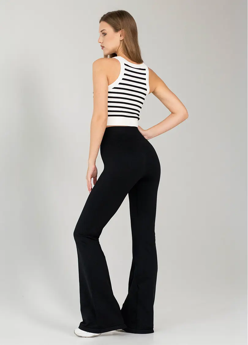Леггинсы клеш FLEXING LEGGINS Faboluose (черный)