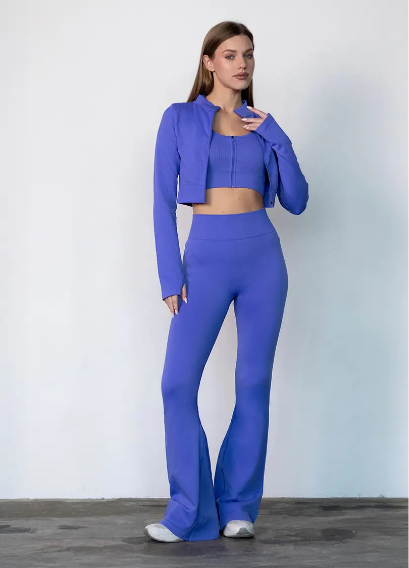 Легінси кльош FLEXING LEGGINS Faboluose (синій)