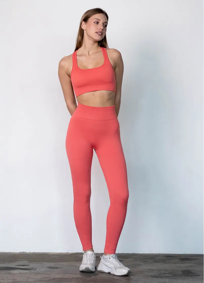Легінси з блискавкою FLEXING LEGGINS Urban Chic (помаранчевий)