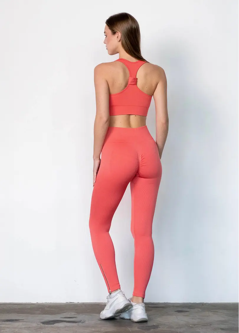 Легінси з блискавкою FLEXING LEGGINS Urban Chic (помаранчевий)