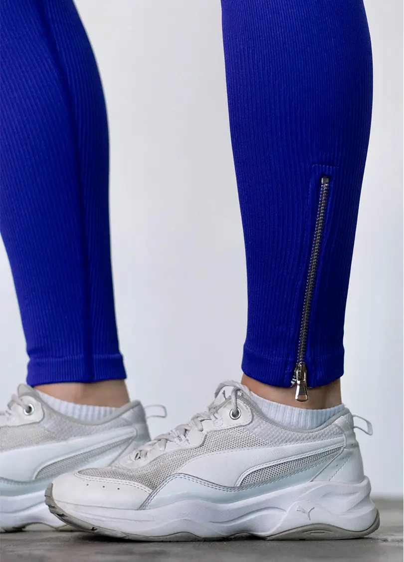 Легінси з блискавкою FLEXING LEGGINS Urban Chic (синій)