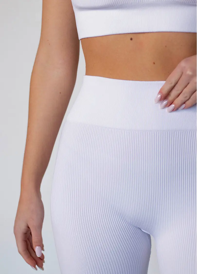 Легінси з блискавкою FLEXING LEGGINS Urban Chic (білий)