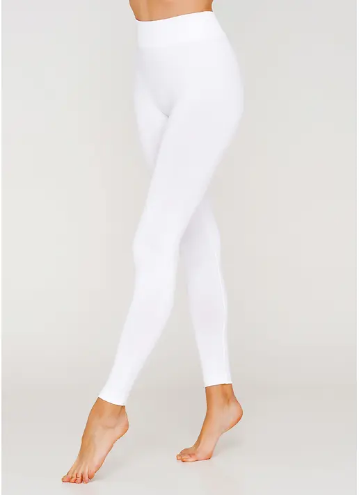Безшовні легінси з мікрофібри LEGGINGS 02 (білий)