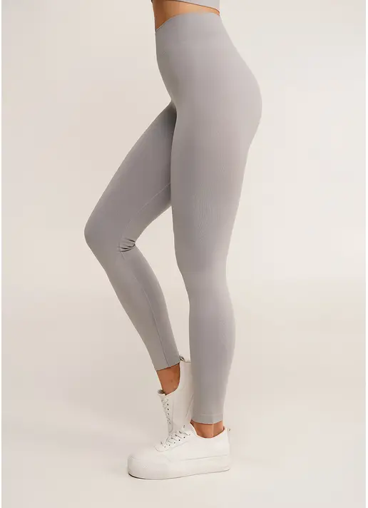Безшовні легінси з мікрофібри LEGGINGS 02 griffin (сірий)
