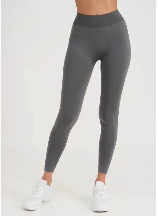 Безшовні легінси з мікрофібри LEGGINGS 02 poppy seed (сірий) Безшовні легінси з мікрофібри LEGGINGS 02 poppy seed (сірий)