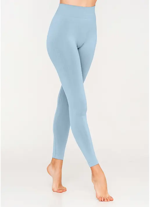 Безшовні легінси з мікрофібри LEGGINGS 02 spun sugar (блакитний)