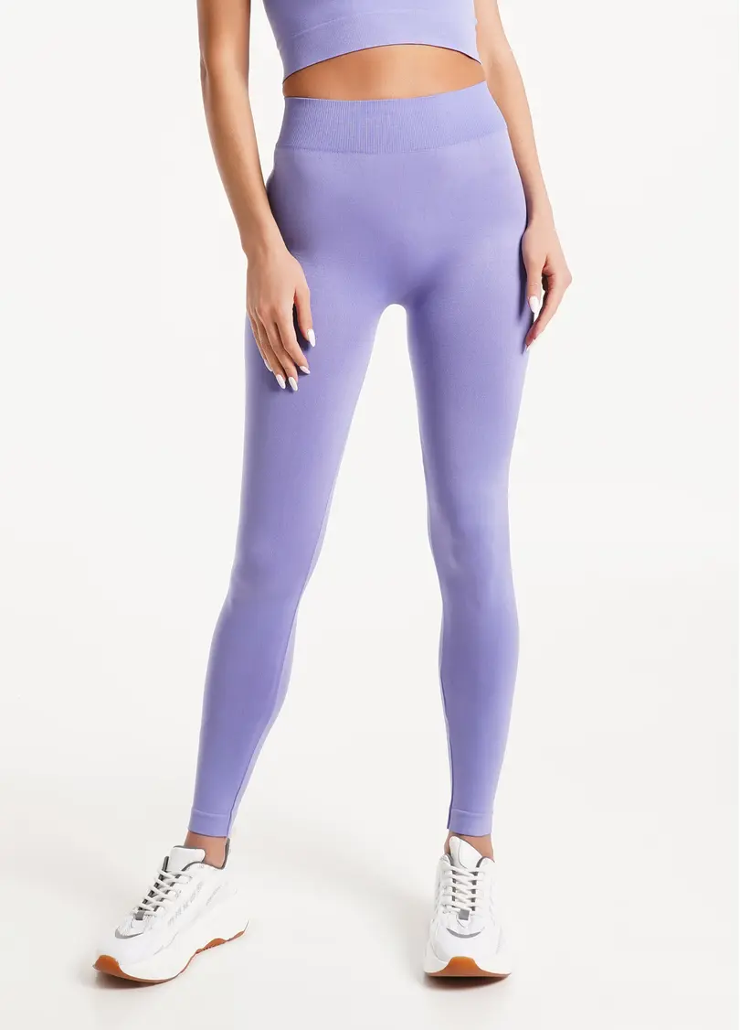 Безшовні легінси з мікрофібри LEGGINGS 02 very peri (фіолетовий)