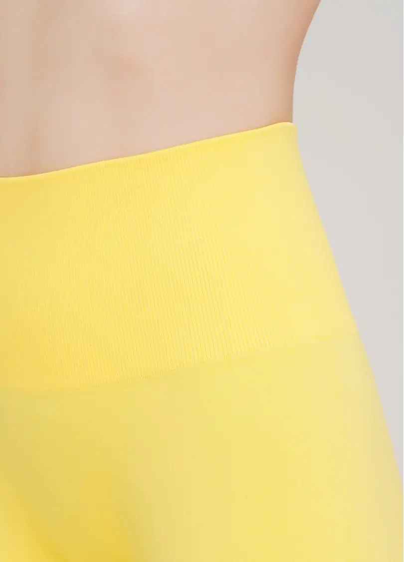 Безшовні легінси з мікрофібри LEGGINGS ENERGY (жовтий)
