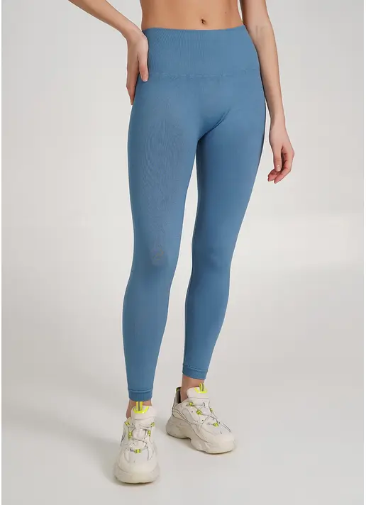 Безшовні легінси з мікрофібри LEGGINGS ENERGY spring lake (блакитний)
