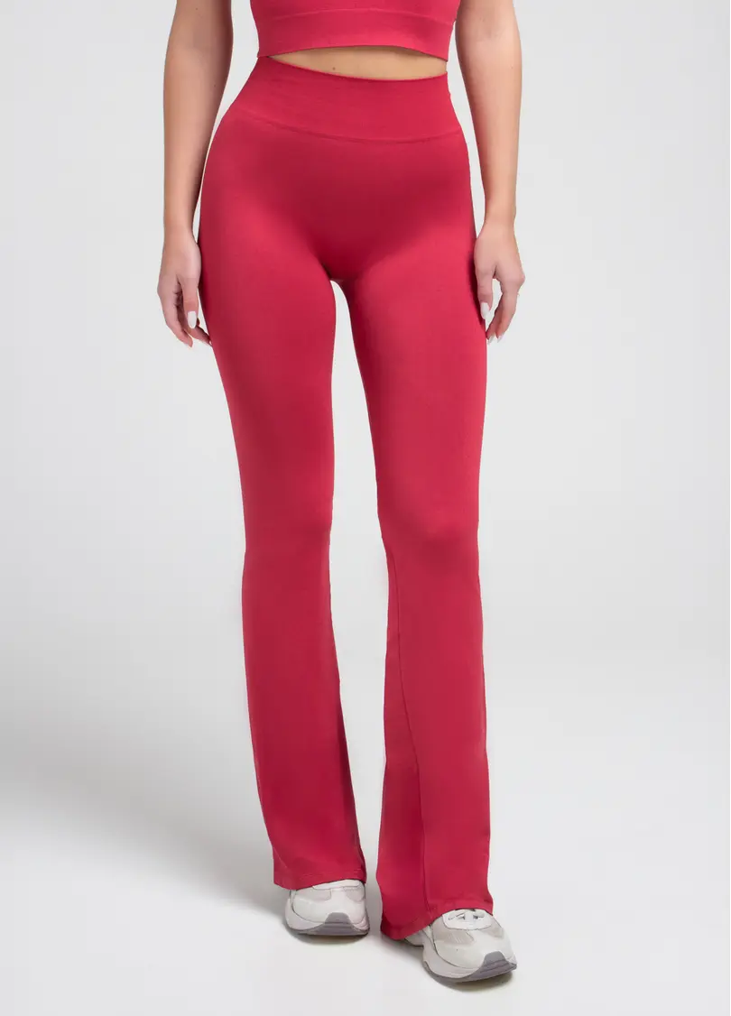 Легінси кльош LEGGINGS FLARED winterberry (червоний)
