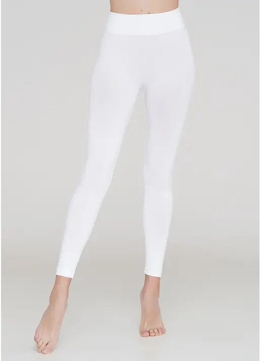 Безшовні легінси для спорту LEGGINGS (білий)