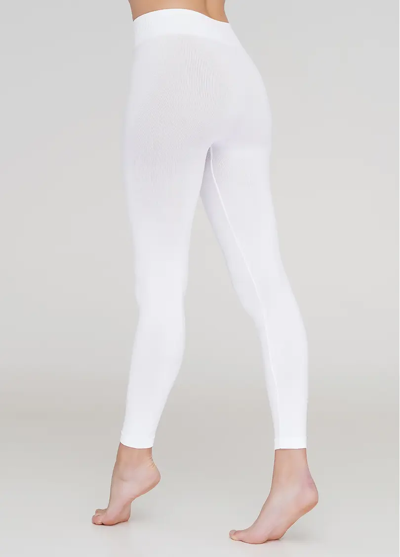 Безшовні легінси для спорту LEGGINGS (білий)