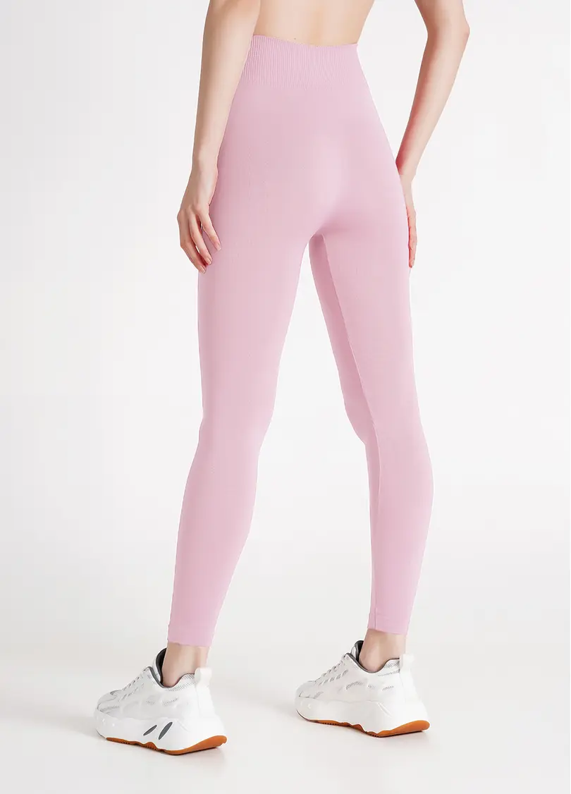 Безшовні легінси LEGGINGS blossom (рожевий)