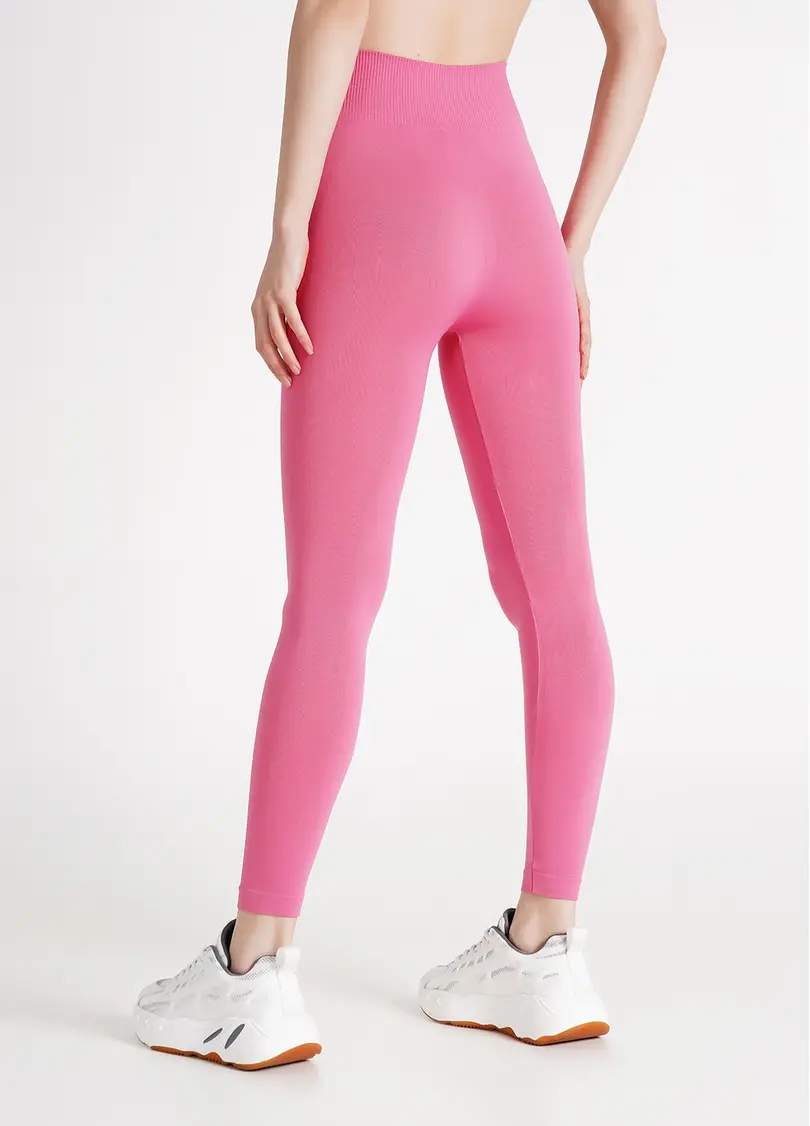 Безшовні легінси LEGGINGS bubblegum (рожевий)