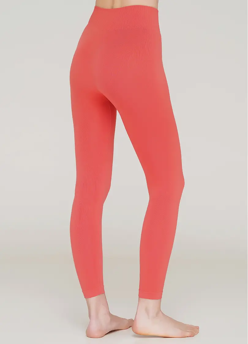 Безшовні легінси для спорту LEGGINGS (кораловий)
