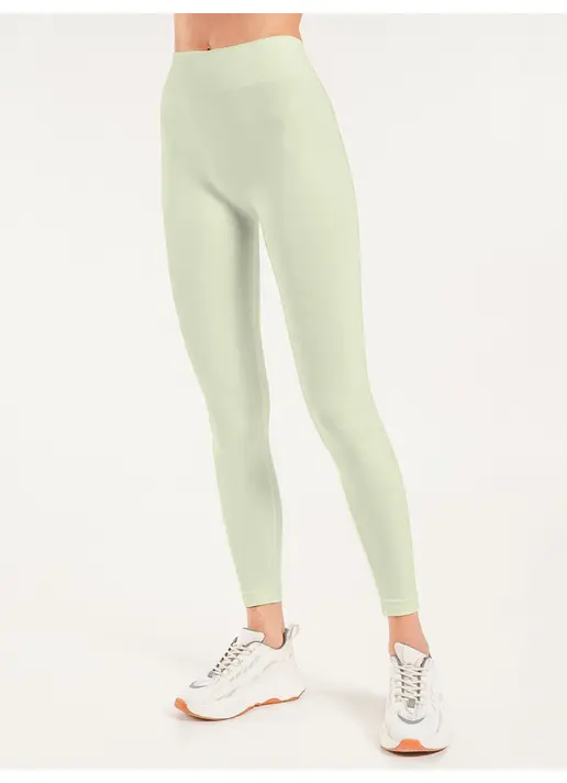 Безшовні легінси для спорту LEGGINGS green ash (зелений)