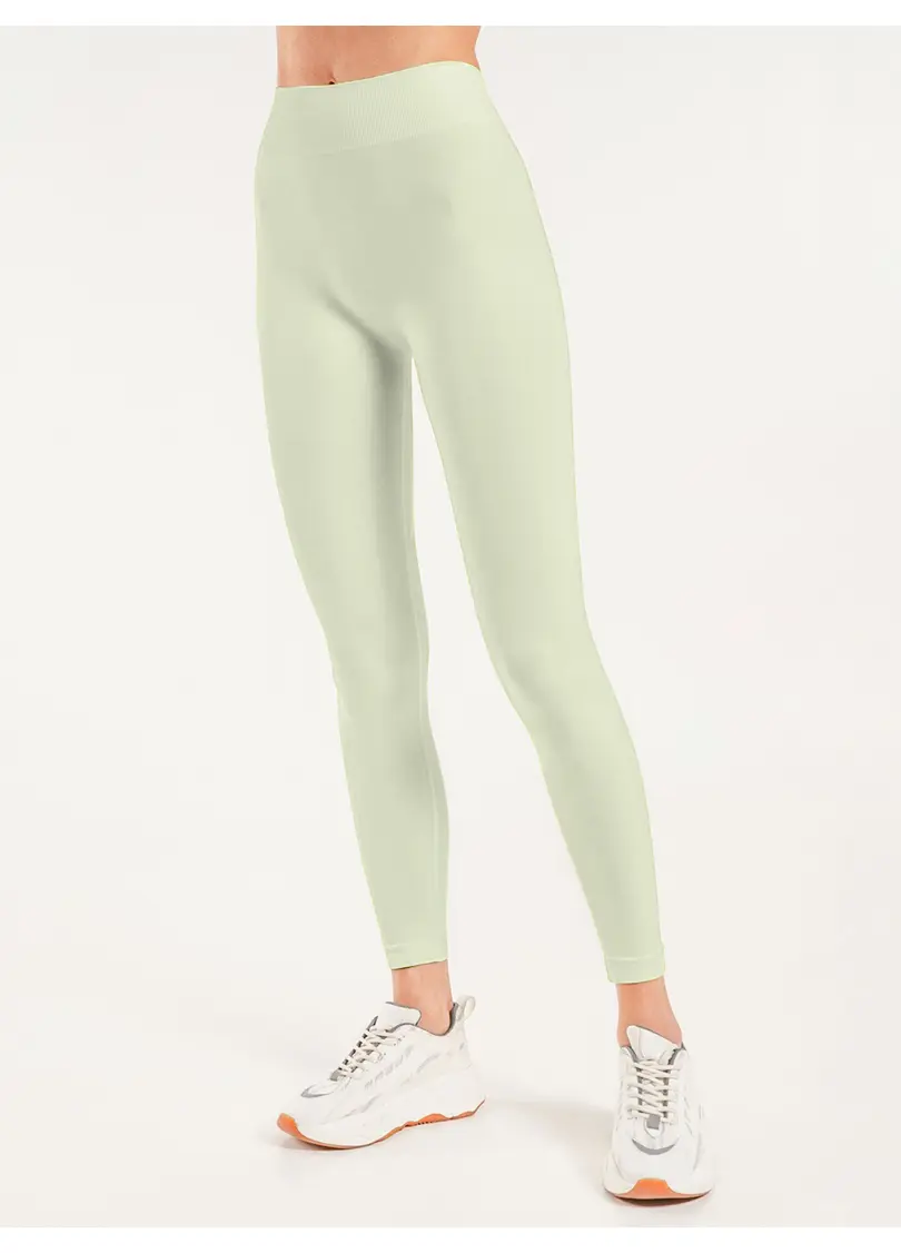 Безшовні легінси для спорту LEGGINGS green ash (зелений)