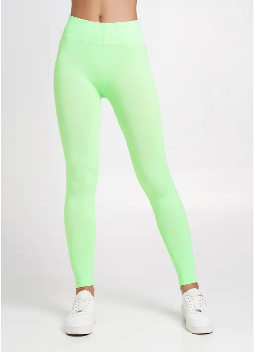 Безшовні легінси для спорту LEGGINGS green neon (неоновий зелений) Безшовні легінси для спорту LEGGINGS green neon (неоновий зелений)