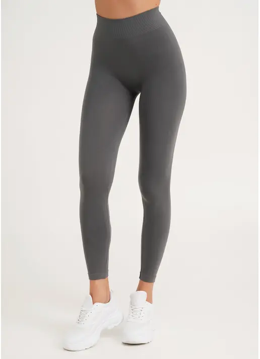 Безшовні легінси для спорту LEGGINGS poppy seed (сірий) Безшовні легінси для спорту LEGGINGS poppy seed (сірий)