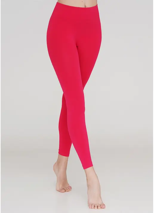 Безшовні легінси для спорту LEGGINGS (яскраво-рожевий)