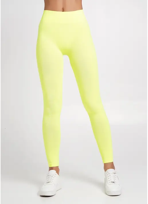 Безшовні легінси для спорту LEGGINGS yellow neon (неоновий жовтий) Безшовні легінси для спорту LEGGINGS yellow neon (неоновий жовтий)