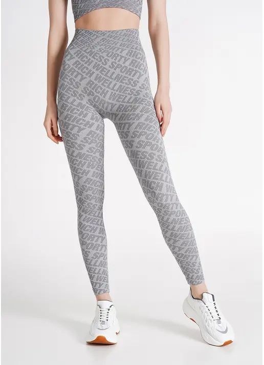 Легінси в рубчик LEGGINGS RIB WELLNESS ultimate grey (сірий) Легінси в рубчик LEGGINGS RIB WELLNESS ultimate grey (сірий)