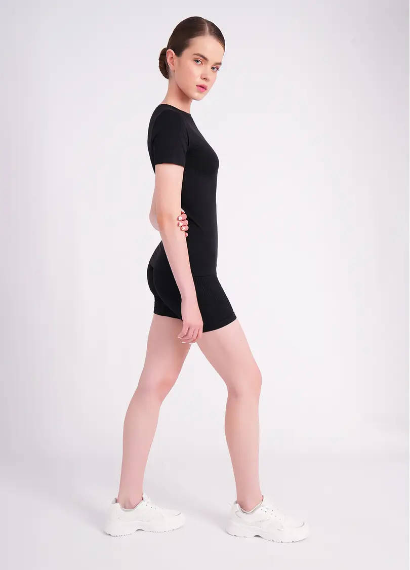 Спортивні шорти з ефектом пуш ап SHORTS SPORT SHAPE black (чорний)