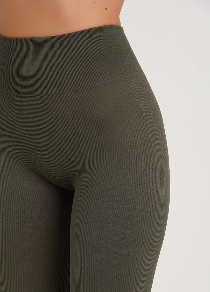 Велосипедки в рубчик TRACKS RIB khaki (хакі)
